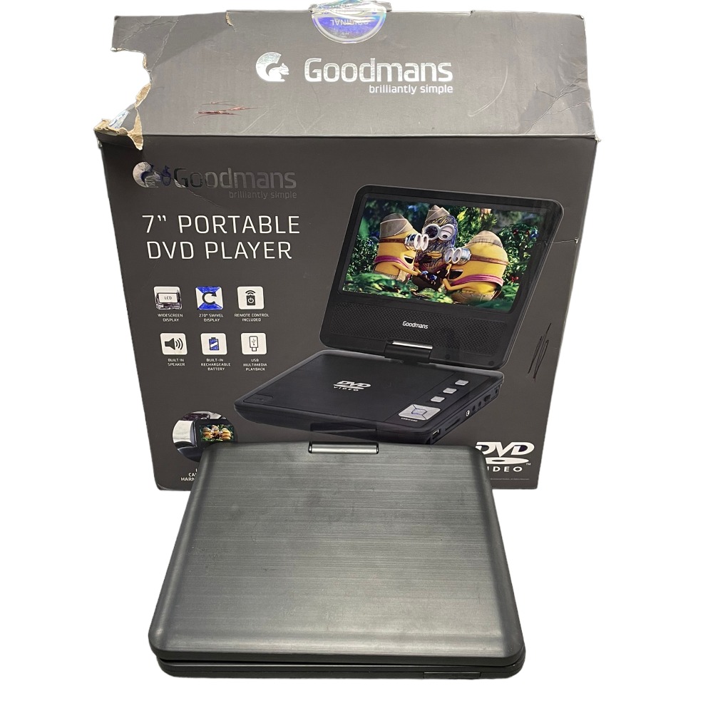 Goodmans 7" Portable DVD Player Own4Less